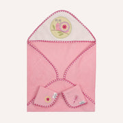 Abracadabra Hooded Towel with Two Face Washers Blossom
