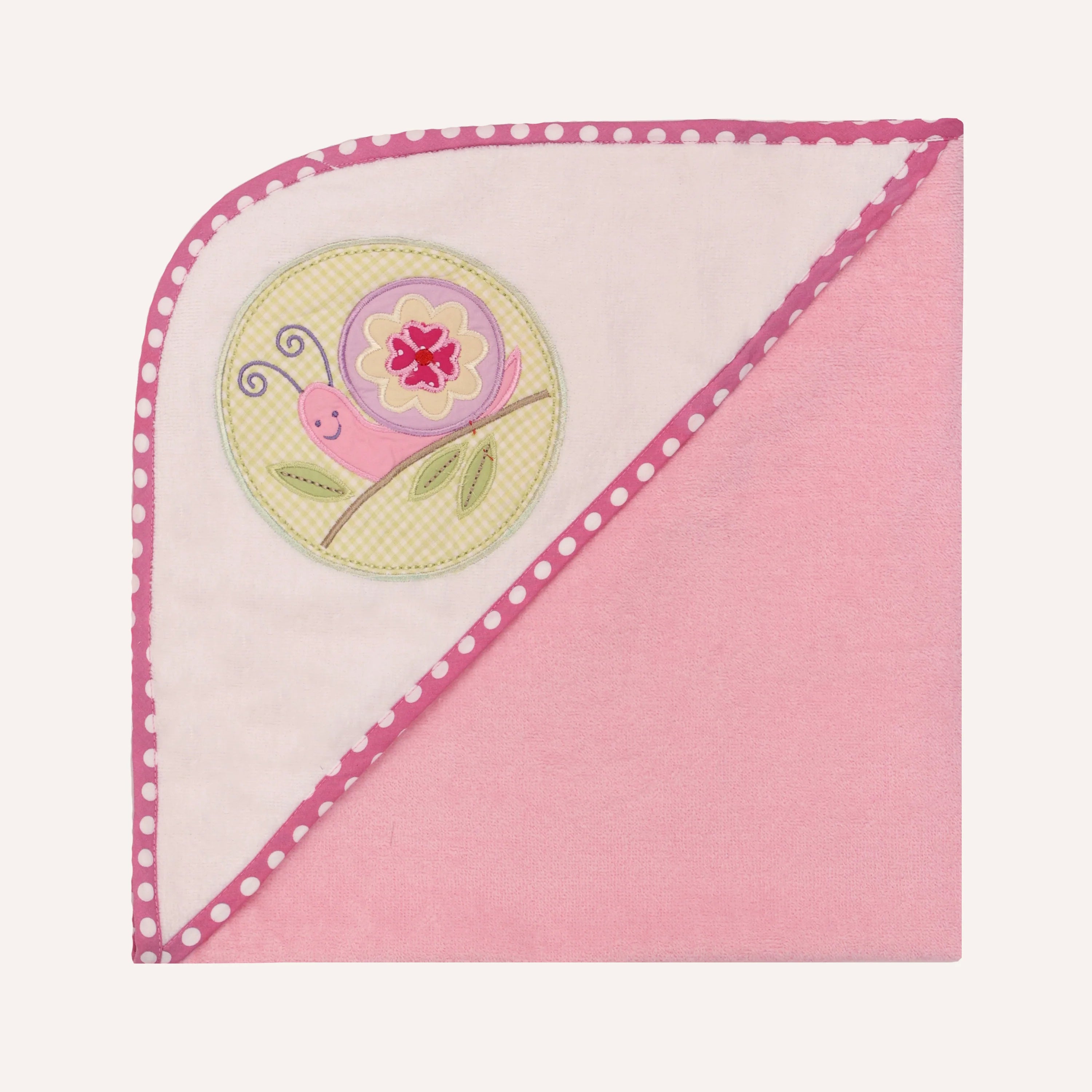 Abracadabra Hooded Towel with Two Face Washers Blossom