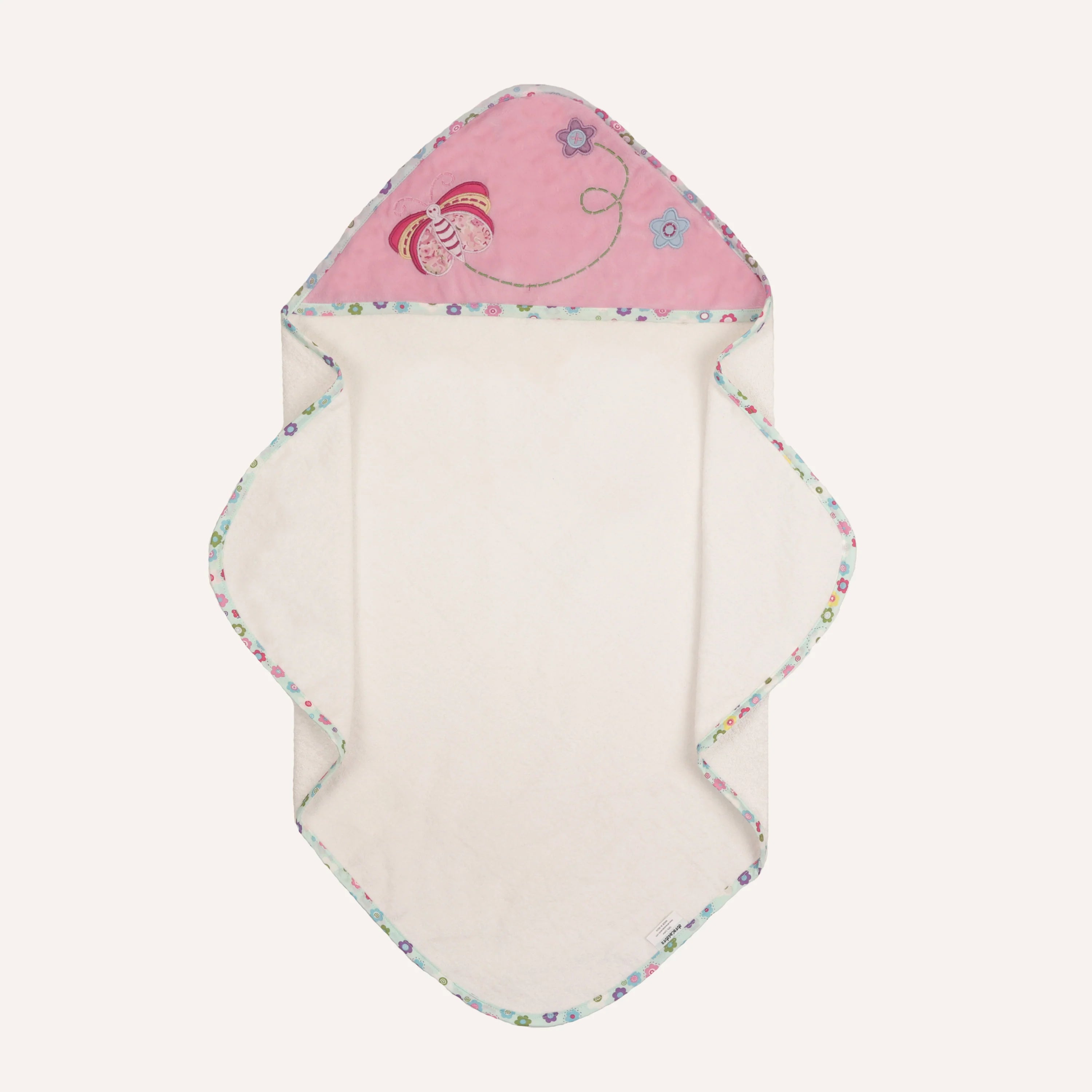 Abracadabra Hooded Towel with Two Face Washers Papillon