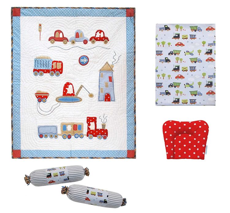 Abracadabra Six  Piece Cot Bedding Set - Transport