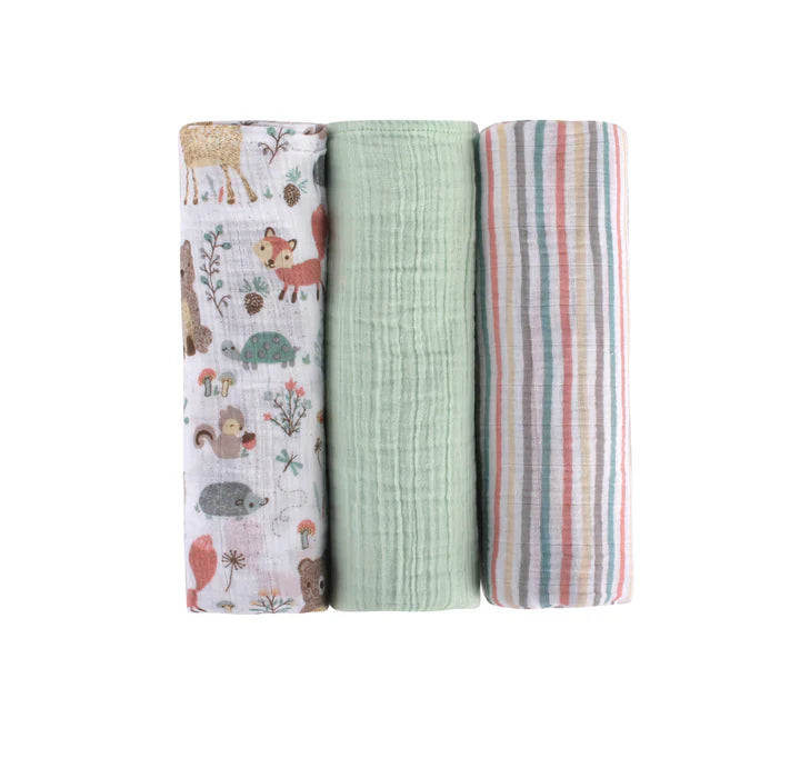 Abracadabra Swaddles (Set of 3) Bambi & Friends