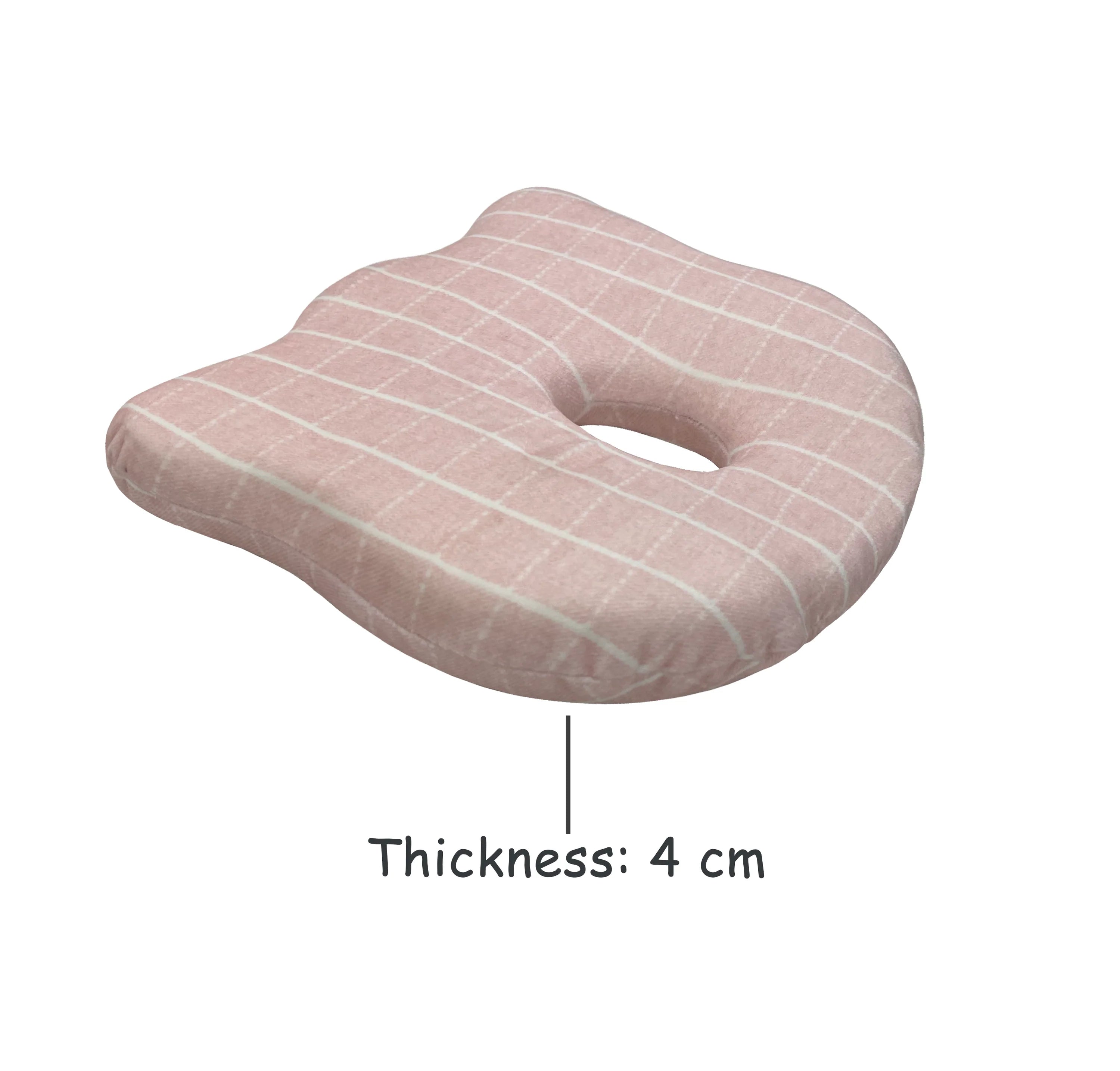 Abracadabra Memory Foam Pillow Pink Check