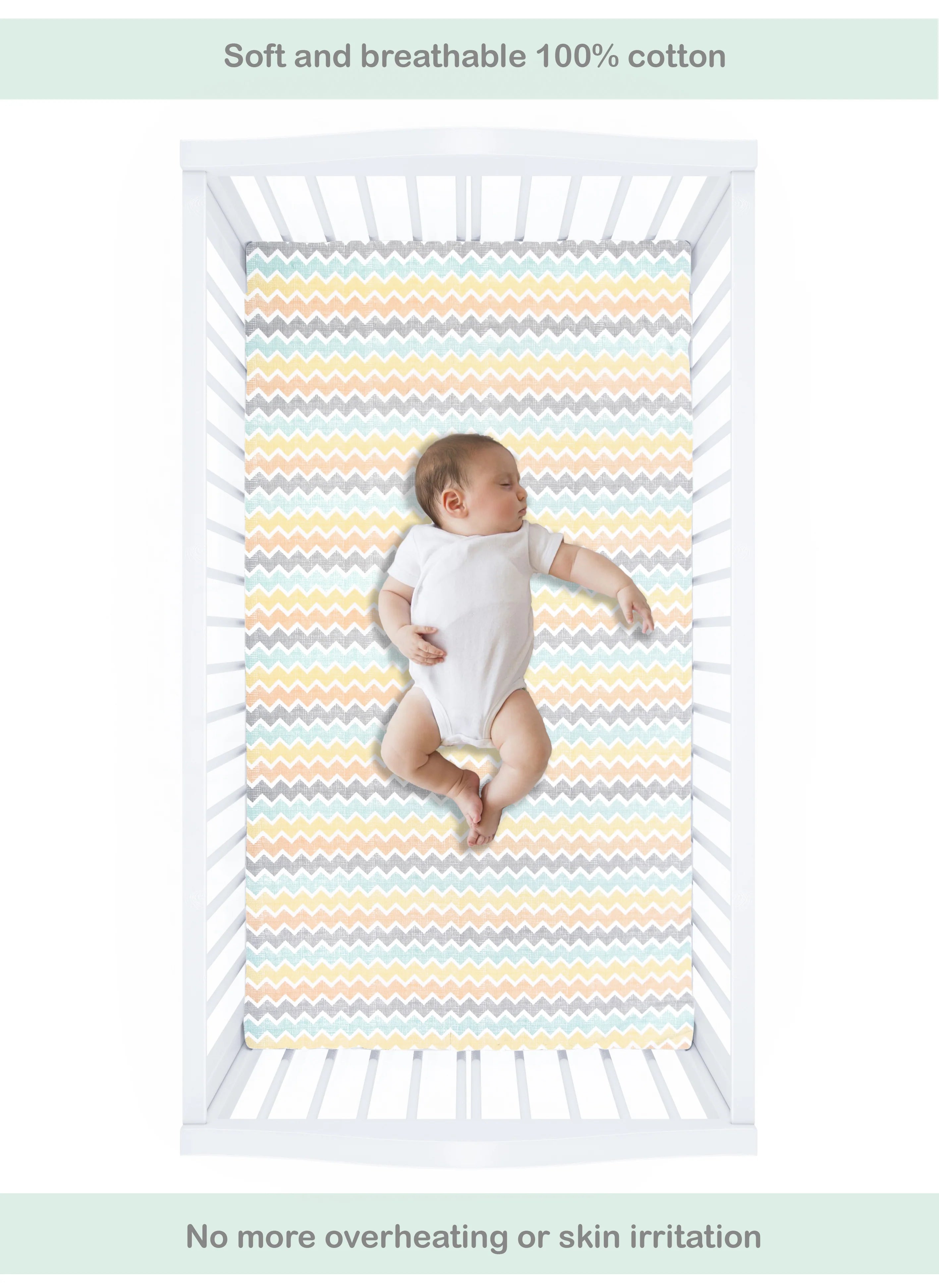 Abracadabra Flat Sheet (Set of Two) Sleepy Friends