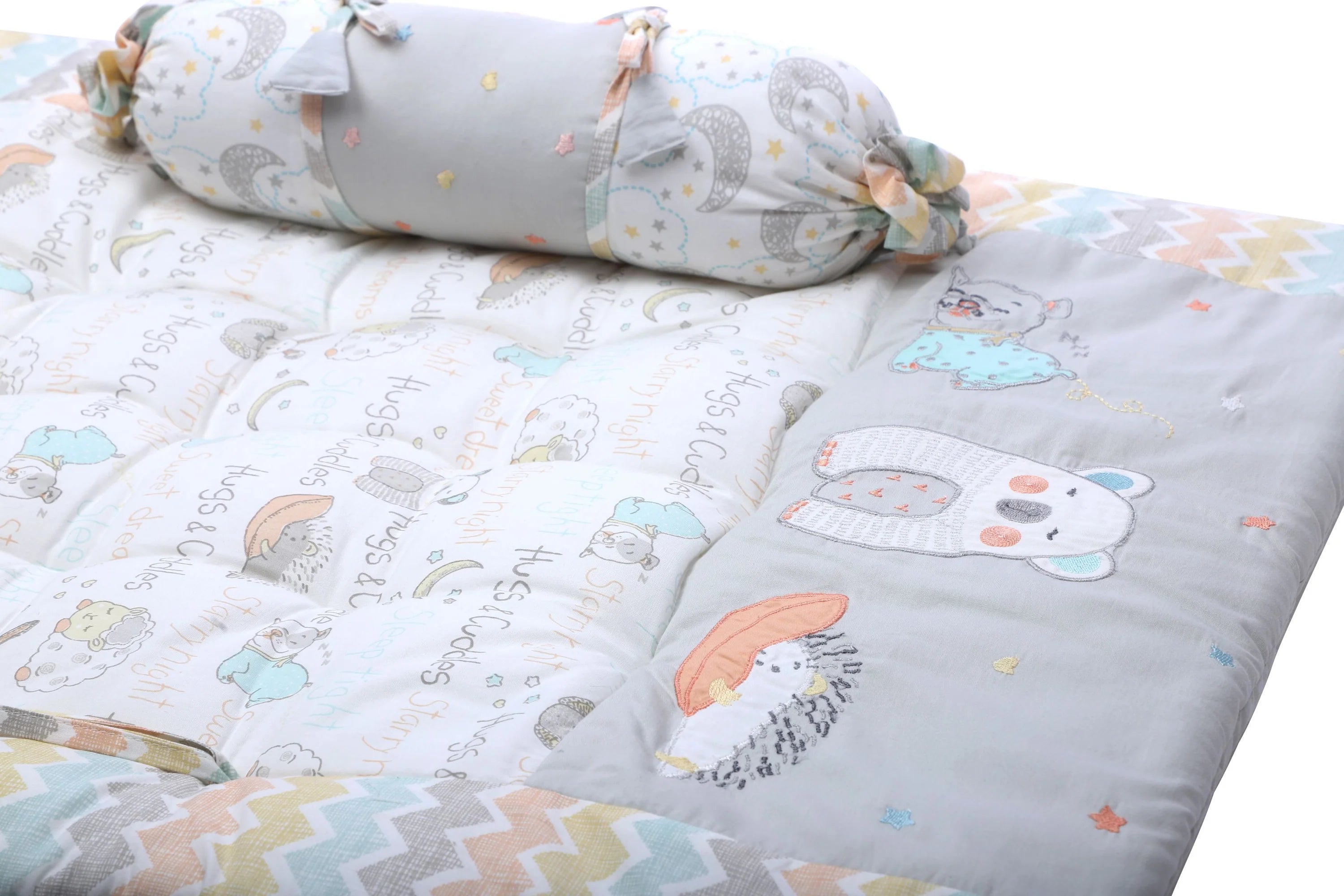 Abracadabra Gadda Set with Two bolsters Sleepy Friends