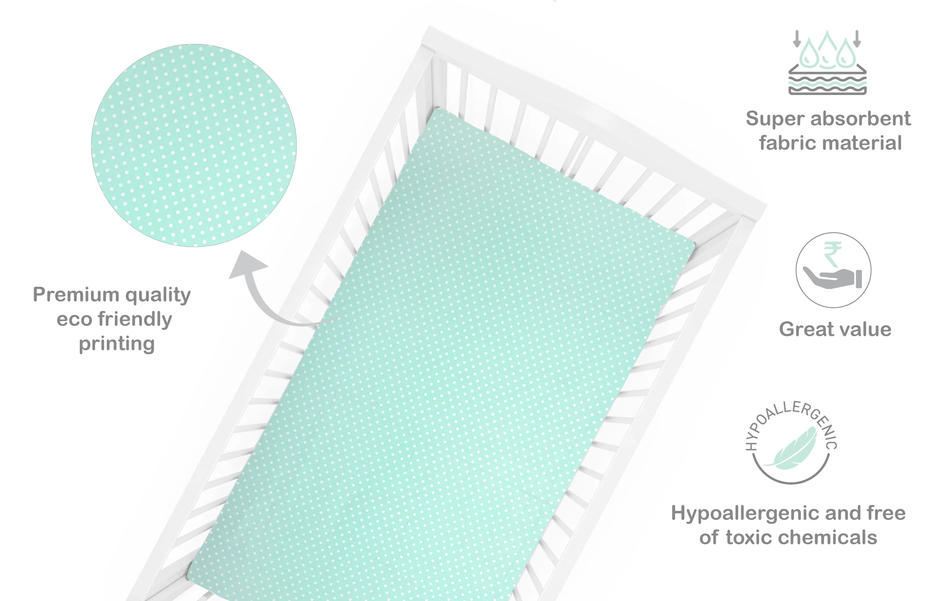 Abracadabra Flat Sheet (Set of Two) Lost in Clouds