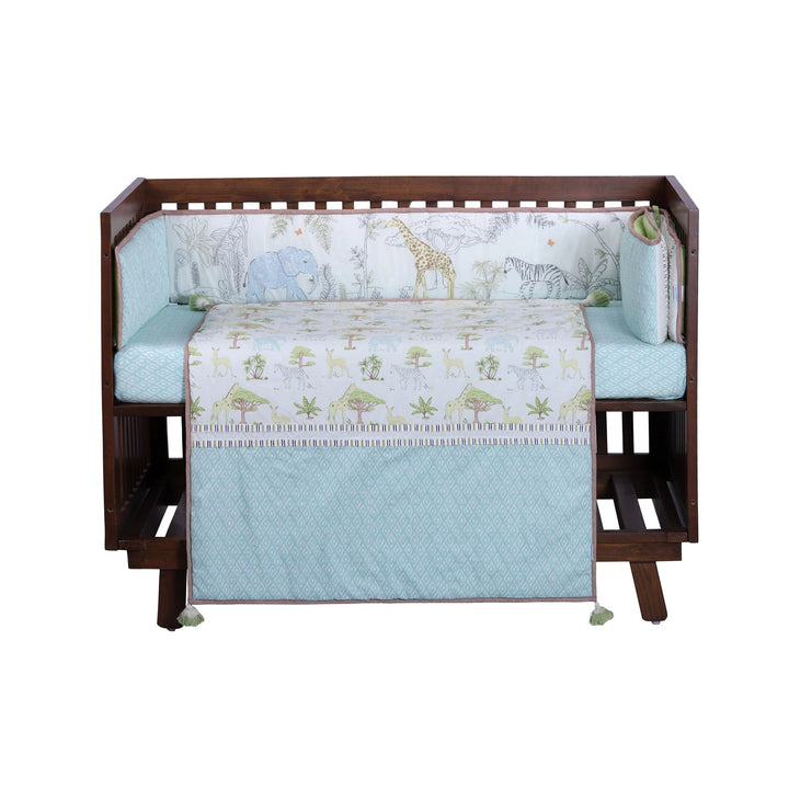 Abracadabra Six Piece Cot Bedding Set - Savanna