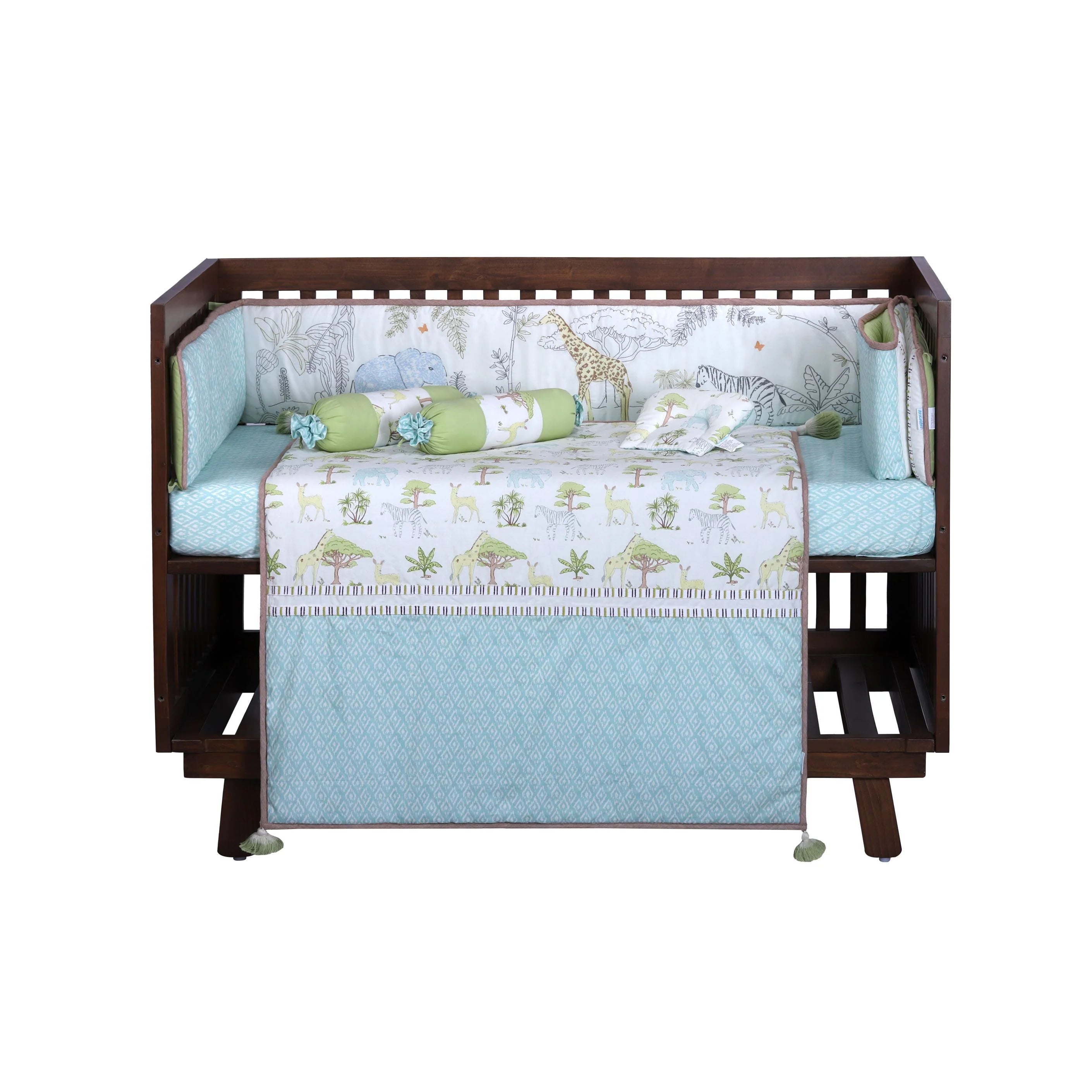 Abracadabra Six Piece Cot Bedding Set - Savanna