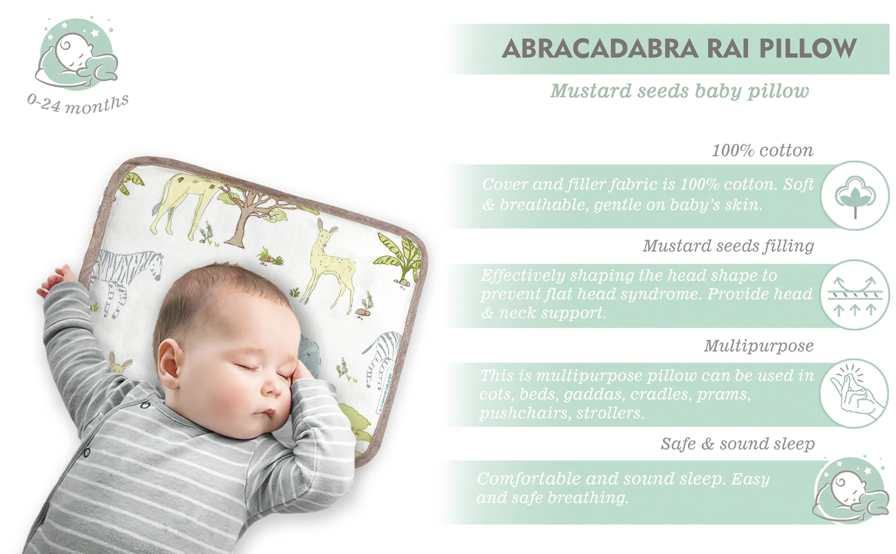 Abracadabra Rai Pillow Savanna