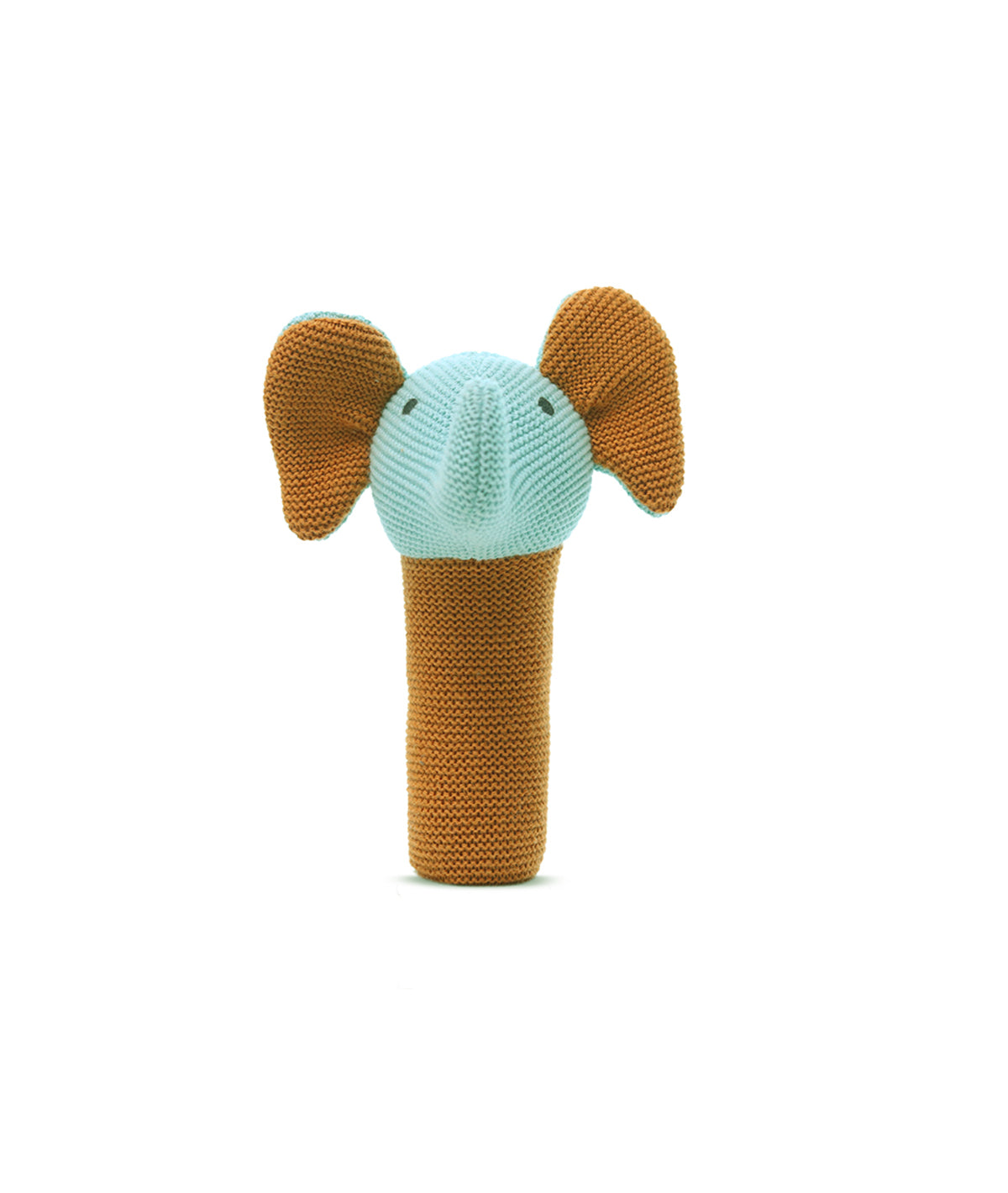 Ele Gift Basket (Set of Four pcs - Storage Basket, Knitted Baby Blanket, Soft Toy, and Rattle)