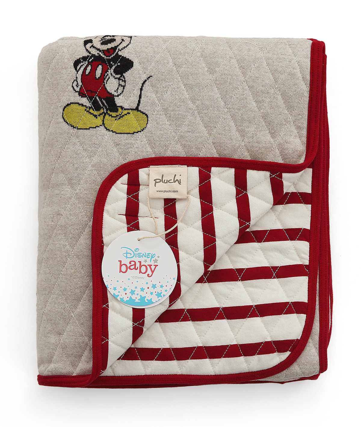Mickey Cotton Knitted Quilted Blanket for Babies & Kids