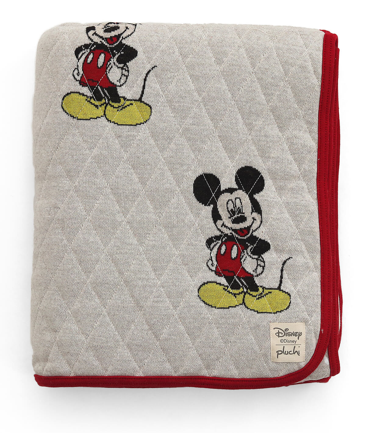 Mickey Cotton Knitted Quilted Blanket for Babies & Kids