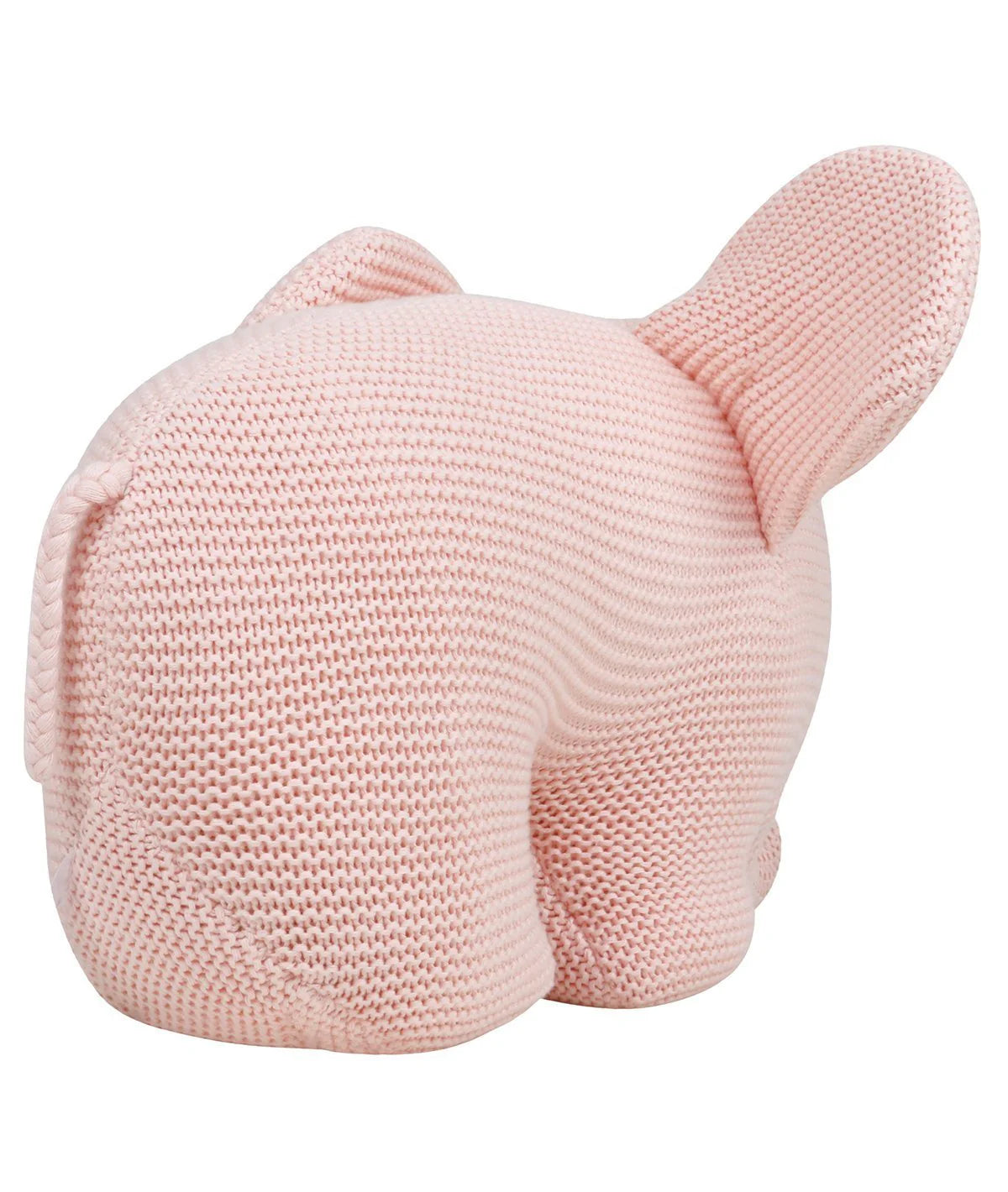 Elephant - Misty Rose Cotton Knitted Stuffed Soft Toy for Babies / Kids