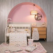 Abracadabra Six Piece Cot Bedding Set - Rainbow