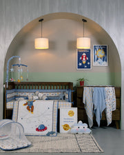 Abracadabra Six Piece Cot Bedding Set - Rocketman