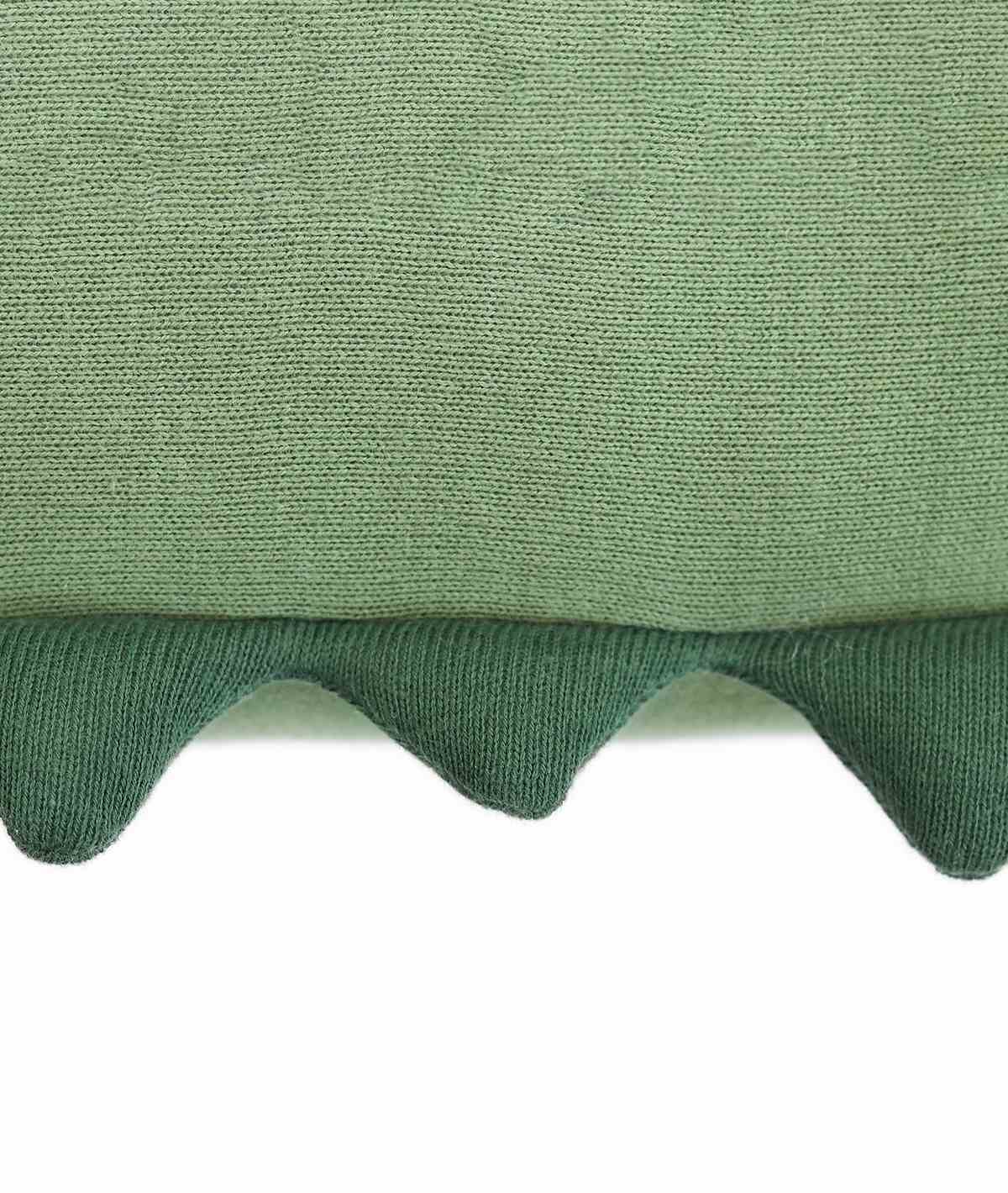 Jaws Crocodile Cotton Knitted Stuffed Soft Toy (Fusion Mint, Bermuda Green & Shell)
