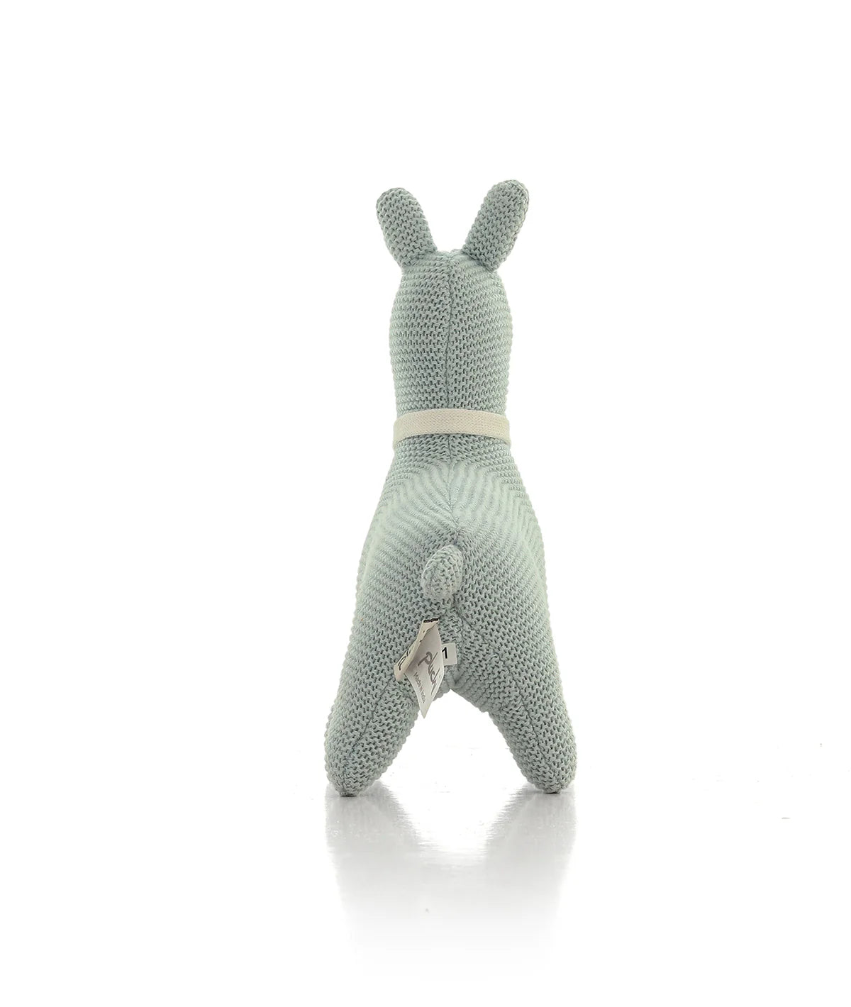 Sweet Llama Baby Blue Color Cotton Knitted Stuffed Soft Toy for Babies / Kids