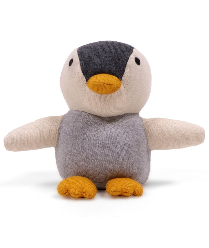 Rocky - The Penguin Multicolor Cotton Knitted Stuffed Soft Toy for Babies / Kids