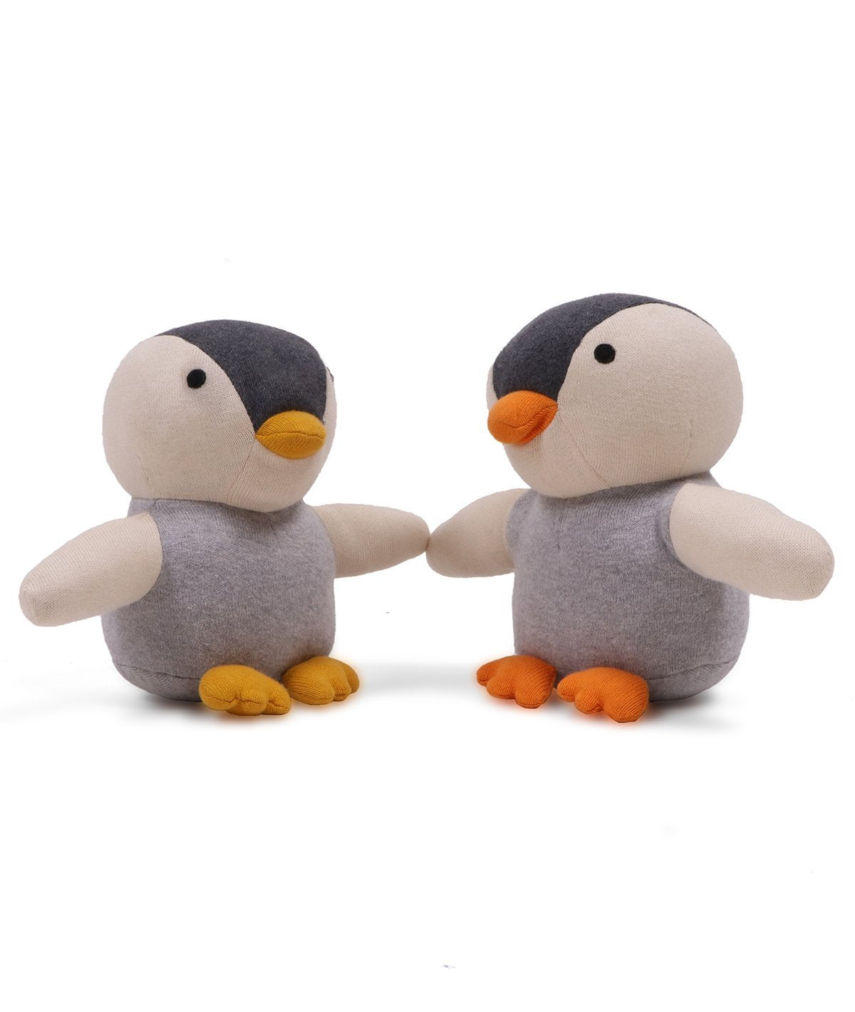 Rocky - The Penguin Multicolor Cotton Knitted Stuffed Soft Toy for Babies / Kids
