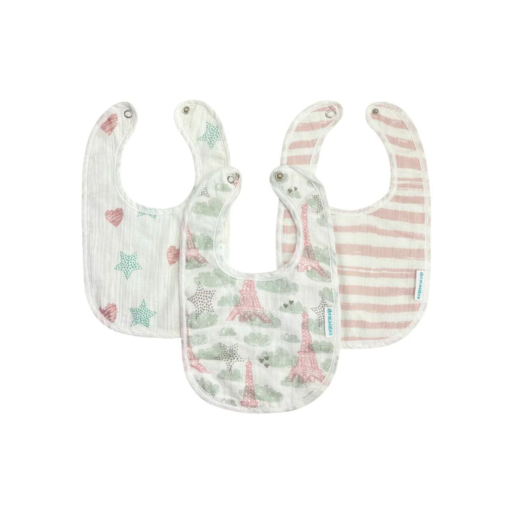 Abracadabra Muslin Bibs Eiffel Tower