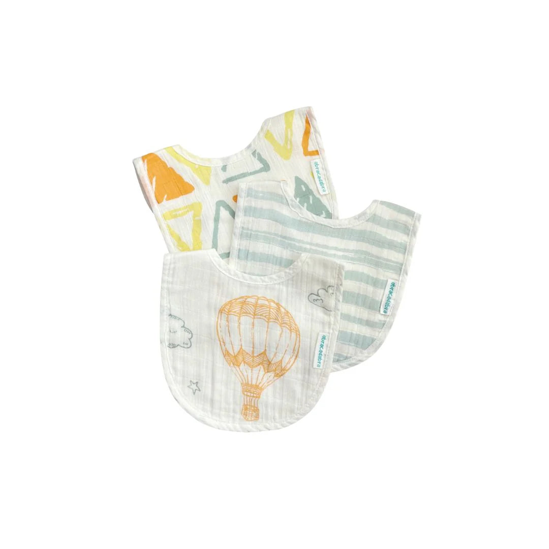 Abracadabra Muslin Bibs Hot Air Balloon