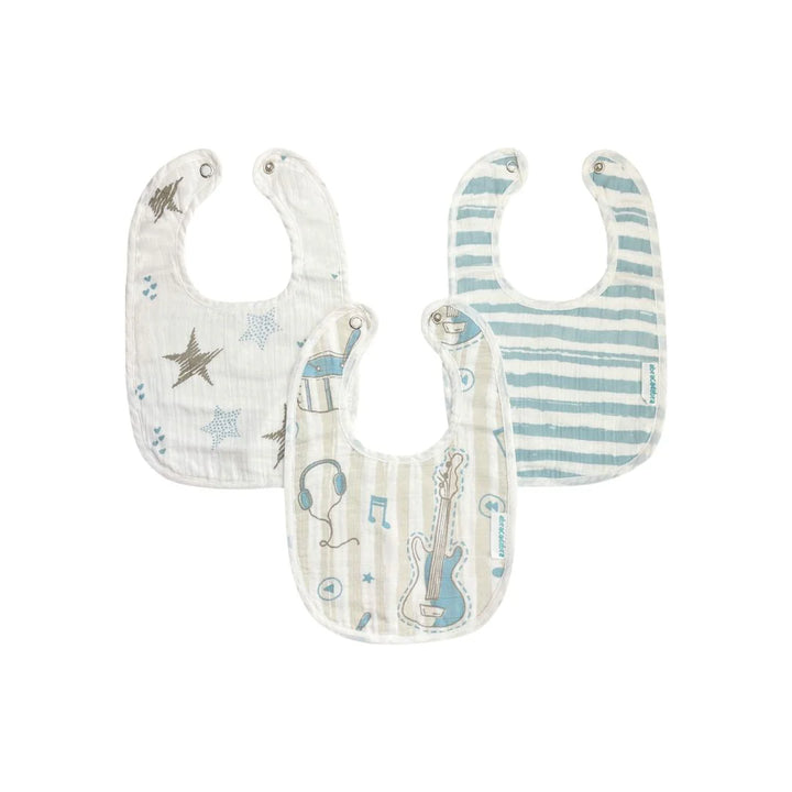 Abracadabra Muslin Bibs Rockstar