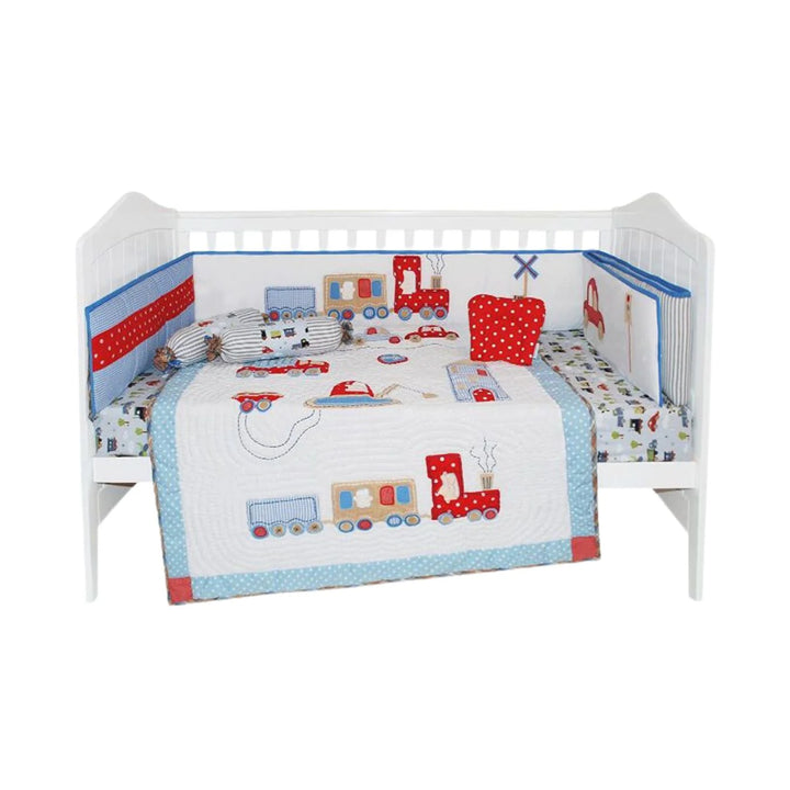 Abracadabra Six  Piece Cot Bedding Set - Transport